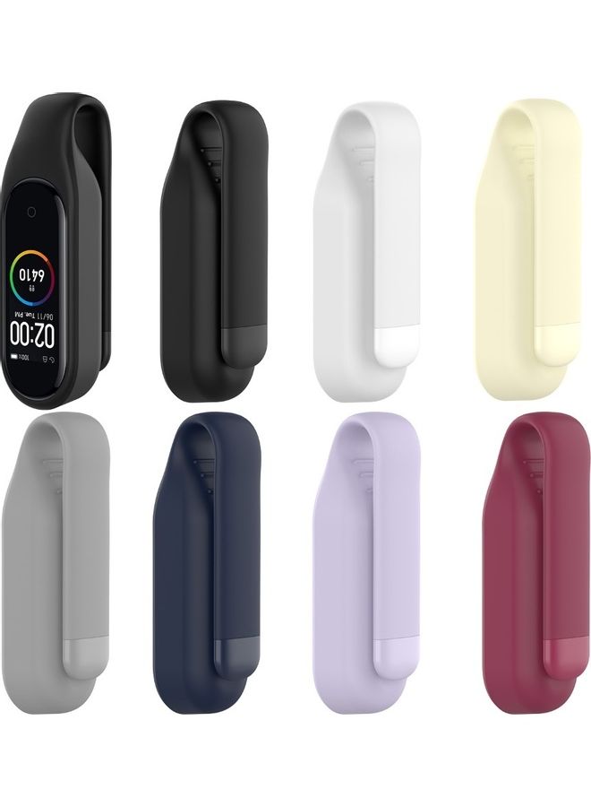 Generic - Replacement Clip Type Strap Protective Case for Xiao-mi Mi Band 3/4 Bracelet White - Image 1