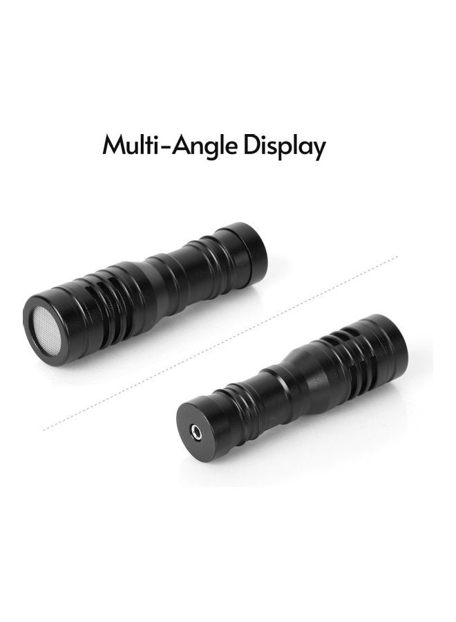 3.5Mm Condenser Microphone With Trrs Audio Cable Black - Image 4