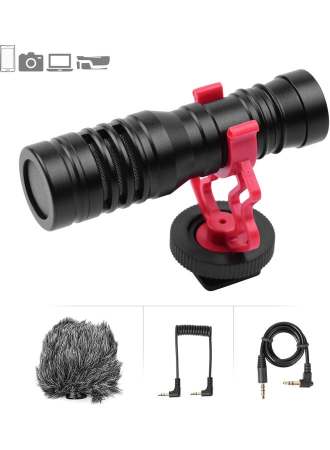 3.5Mm Condenser Microphone With Trrs Audio Cable Black - Image 5