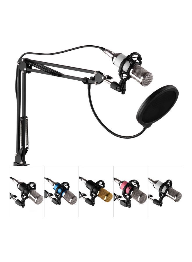Professional Condenser Microphone Kit With Mic White - Image 1