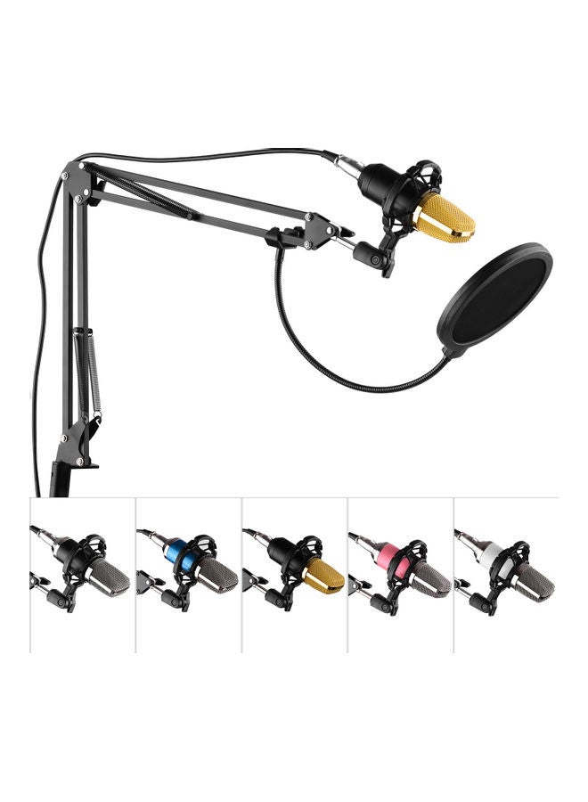 Professional Condenser Microphone Kit With Mic Multicolor - Image 1