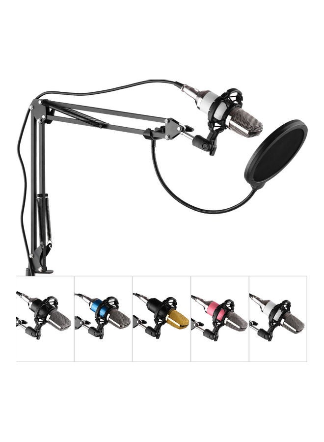Professional Condenser Microphone Kit With Mic White  - Image 1