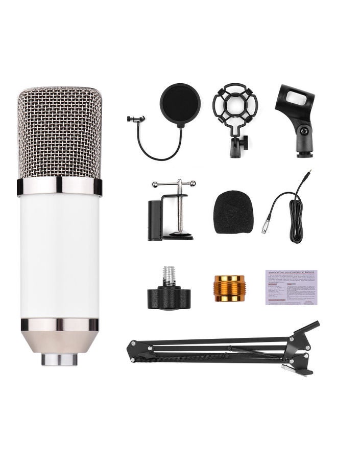 Professional Condenser Microphone Kit With Mic White  - Image 5