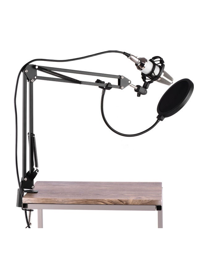 Professional Condenser Microphone Kit With Mic White  - Image 4