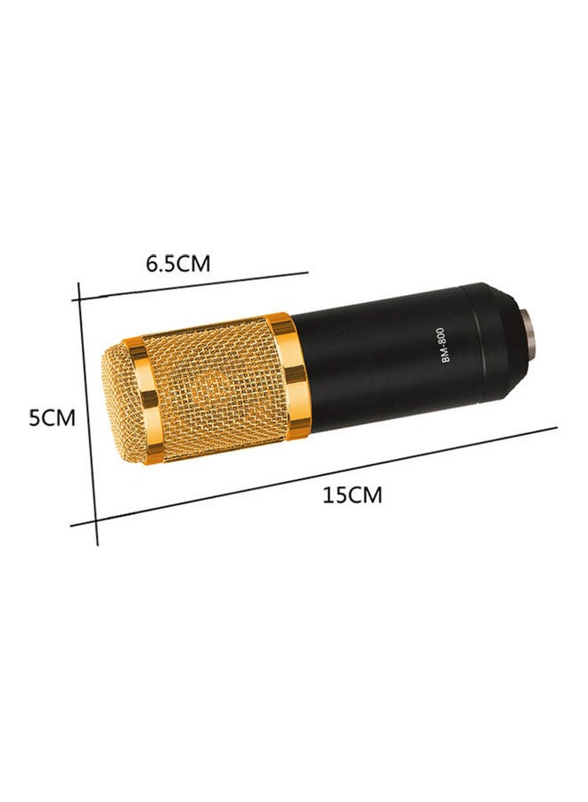Microphone Kit Computer Condenser Mic with Arm Sound Card Multicolor - Image 3