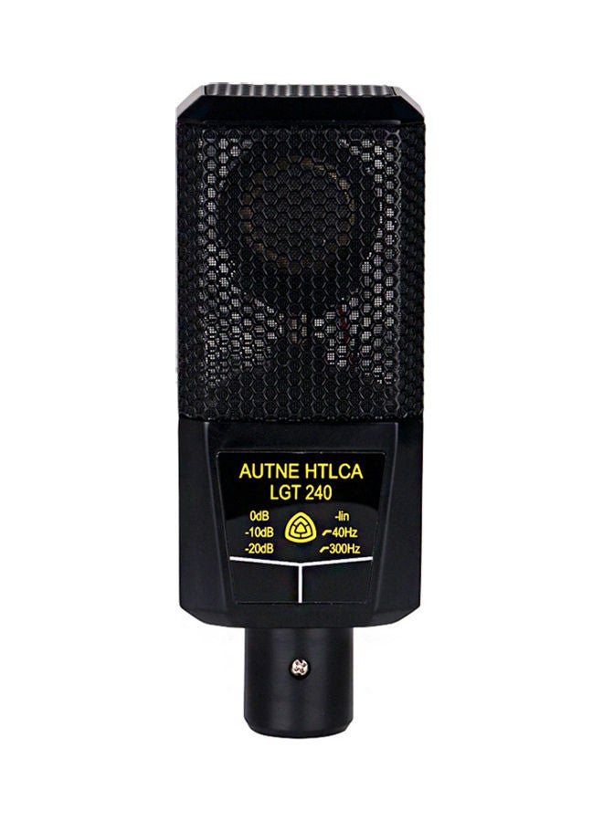 Generic Professional Condenser Microphone Noiseless XLR Mic black  - Image 2