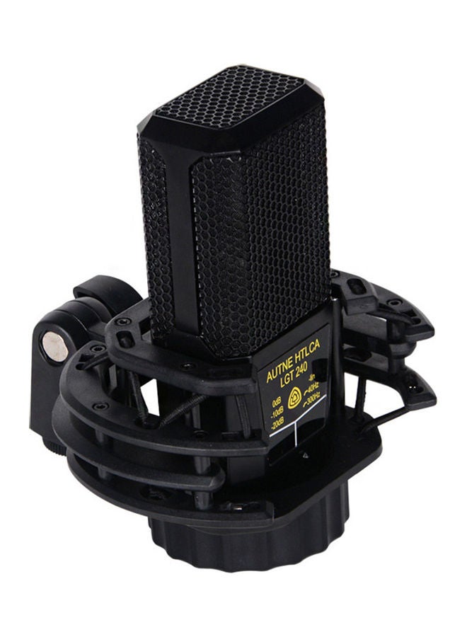 Generic Professional Condenser Microphone Noiseless XLR Mic black  - Image 1