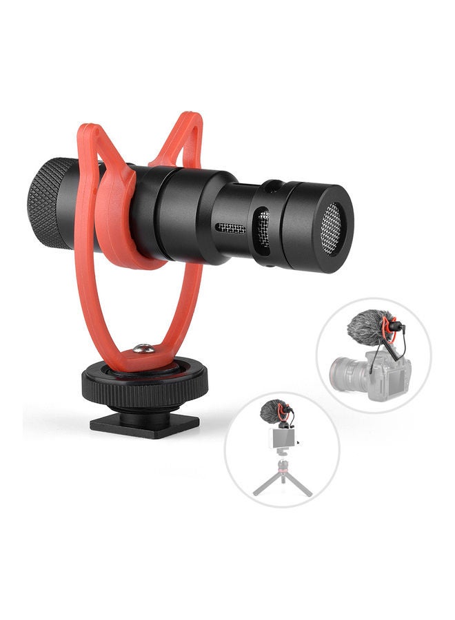 3.5mm MIC10 Mini Microphone Plug with Shock Mount Black - Image 4