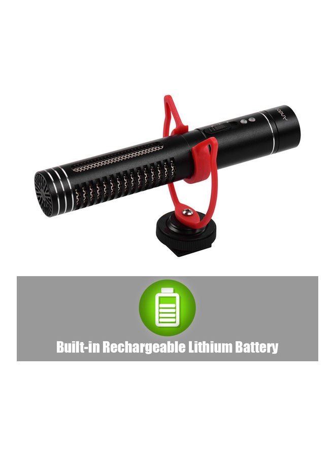 ANDOER Video Microphone Condenser Mic Black - Image 3