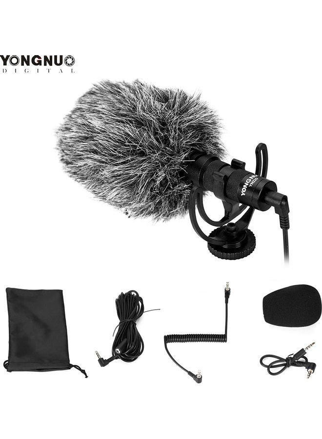 3.5mm Microphone with Shock Mount TRRS Cable Black - Image 1