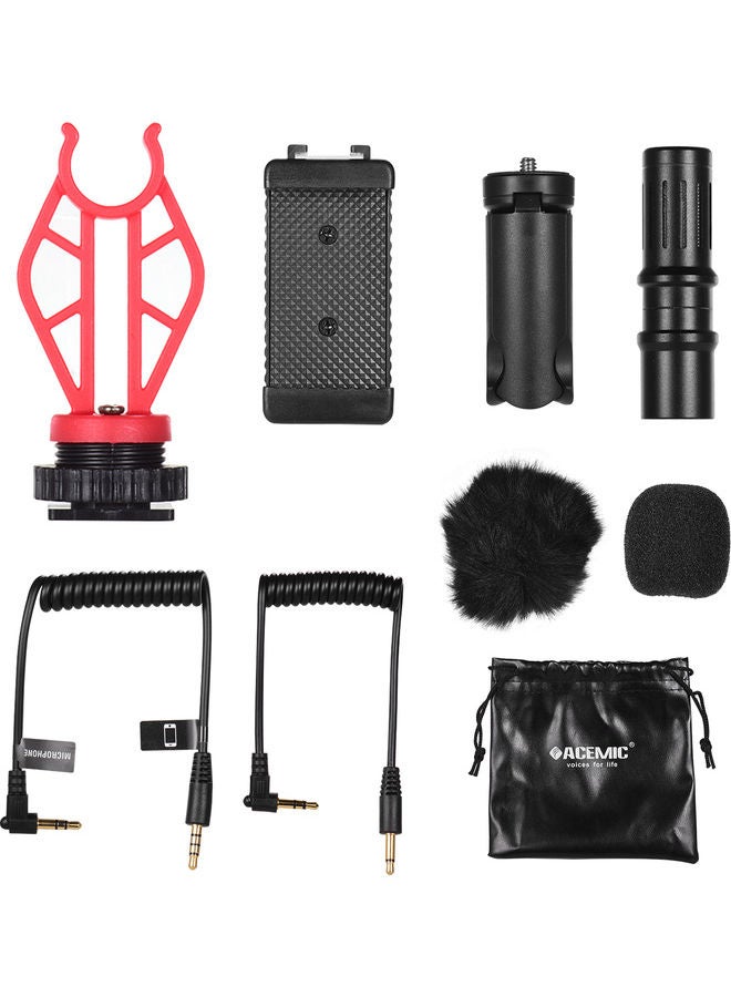 Hyper-cardioid Microphone Mic with Shock Mount Black - Image 3