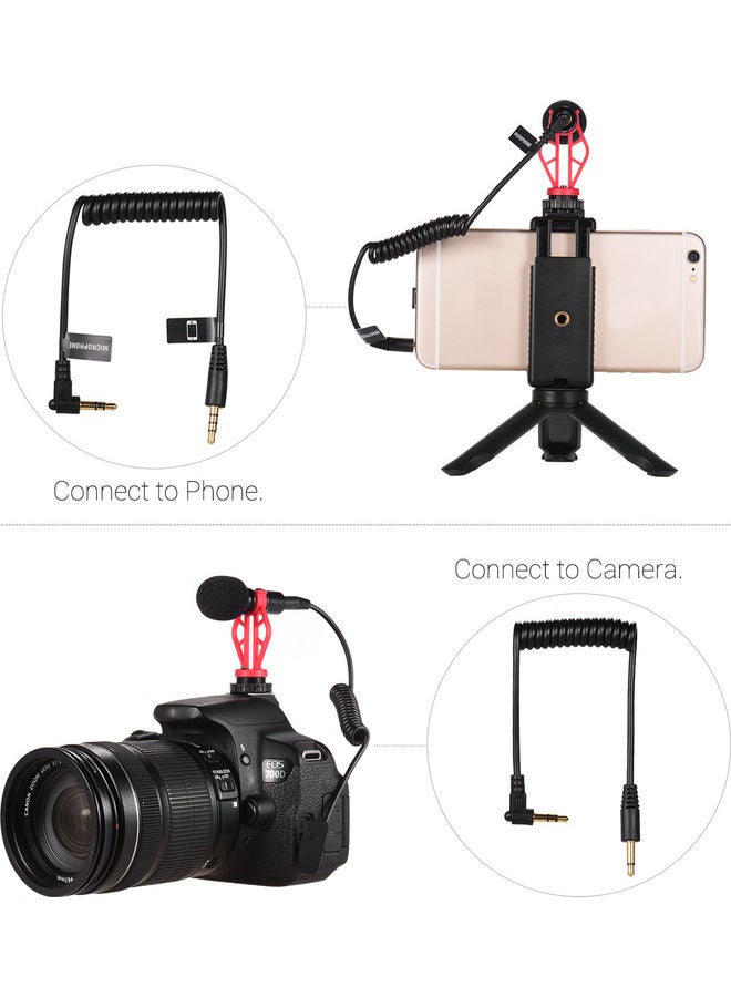 Hyper-cardioid Microphone Mic with Shock Mount Black - Image 4