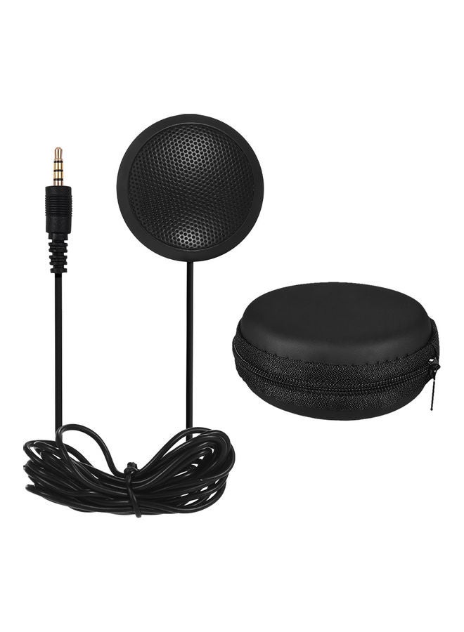 3.5mm Mini Condenser Microphone Mic with TRRS Plug Black - Image 5