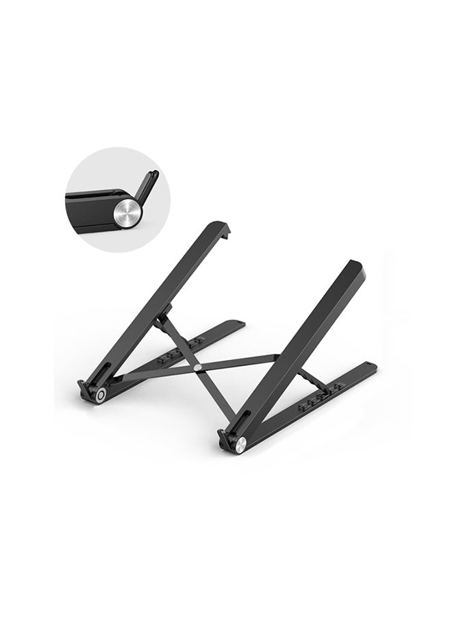121D Foldable Laptop Stand Holder Mount Black - Image 1