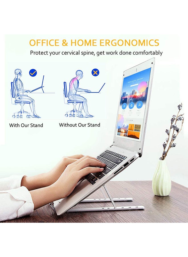 121D Foldable Laptop Stand Holder Mount Black - Image 2