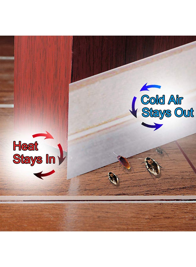 Weather Stripping Door Seal Strip Transparent 5meter  - Image 5
