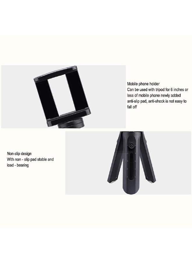 آيندز حامل ثلاثي القوائم للهاتف قابل للدّوران أسود - Image 5