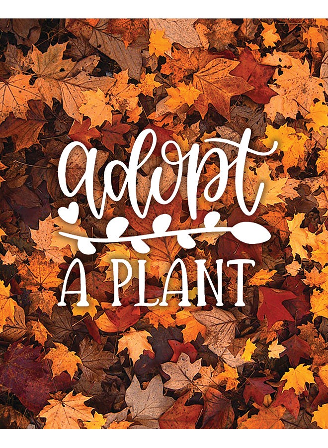 Zoot Adopt A Plant Themed Canvas Frame Painting Multicolour 50x40cm