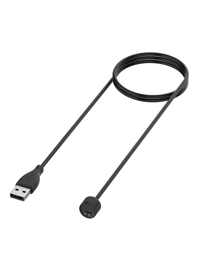 ماركة غير محددة - محول شاحن مع كابل شحن لسوار شاومي مي 5 NFC الذكي أسود - Image 1