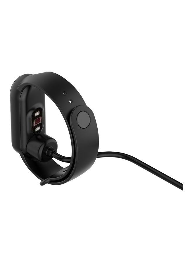 ماركة غير محددة - محول شاحن مع كابل شحن لسوار شاومي مي 5 NFC الذكي أسود - Image 1