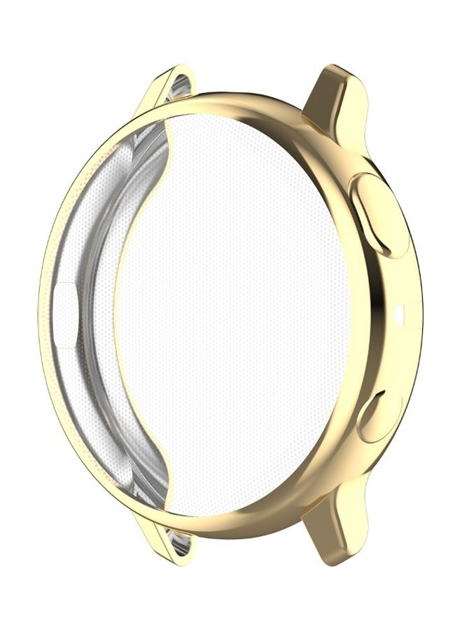 TPU Frame Protective Cover Bumper Case for Samsung Galaxy Watch Active 2 44mm Gold - Image 1