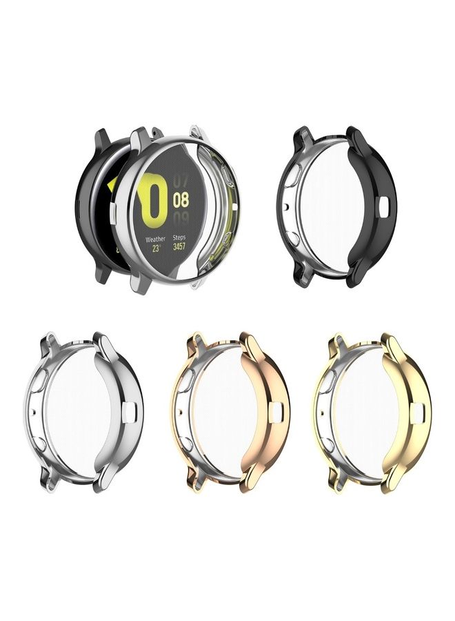 TPU Frame Protective Cover Bumper Case for Samsung Galaxy Watch Active 2 44mm Gold - Image 2