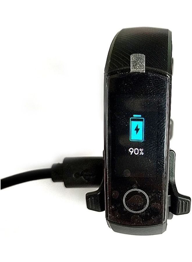 Replacement USB Charger Clip Charging Dock for Huawei Honor Band 3 Pro/4/5/B19 Black  - Image 2