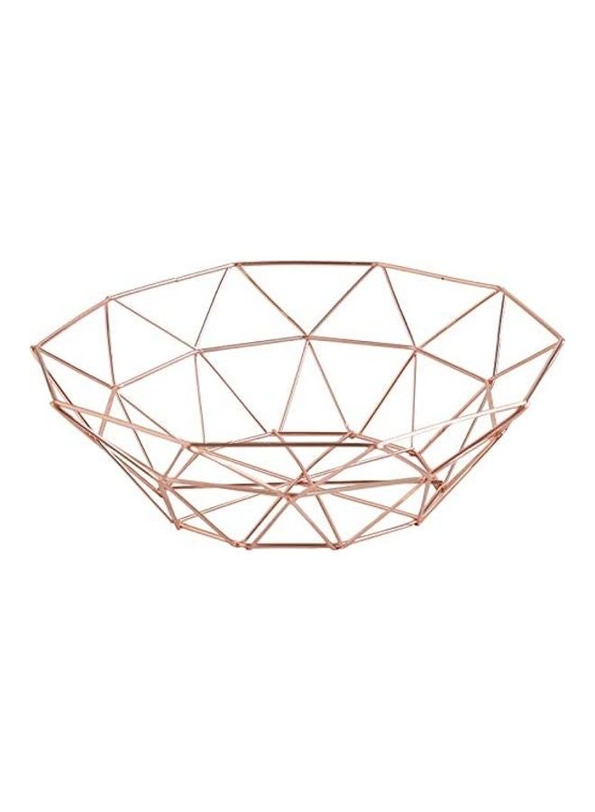 AIWANTO - Container Centerpiece Display Bowl Gold 26 x 26 x 10cm - Image 1
