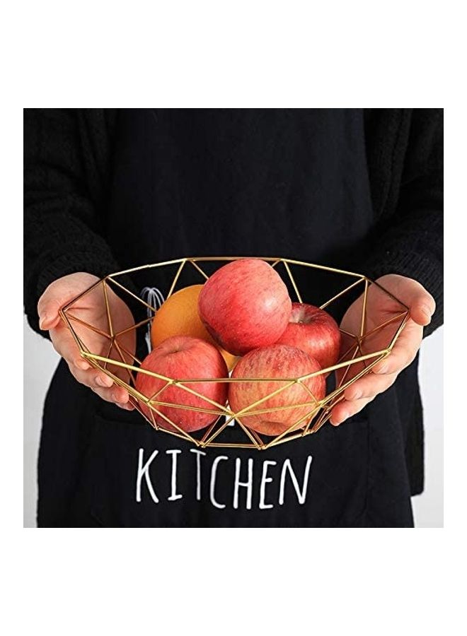 AIWANTO - Container Centerpiece Display Bowl Gold 26 x 26 x 10cm - Image 1