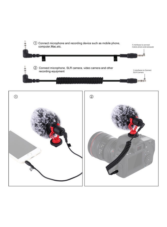 Professional Micro Film Shooting Microphone Black - Image 2