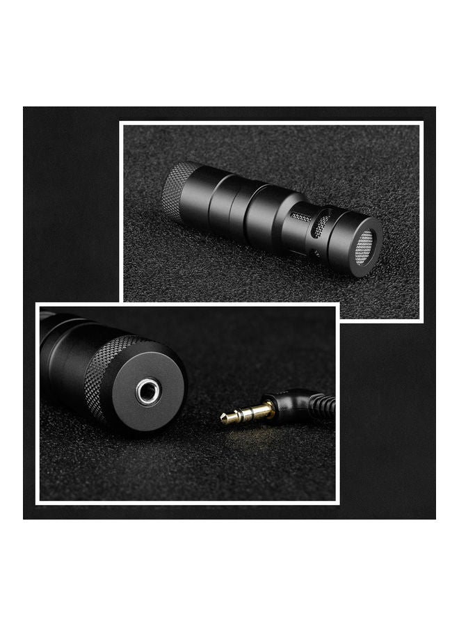 ANDOER 3.5mm MIC10 Mini Microphone Plug with Shock Mount Black - Image 5