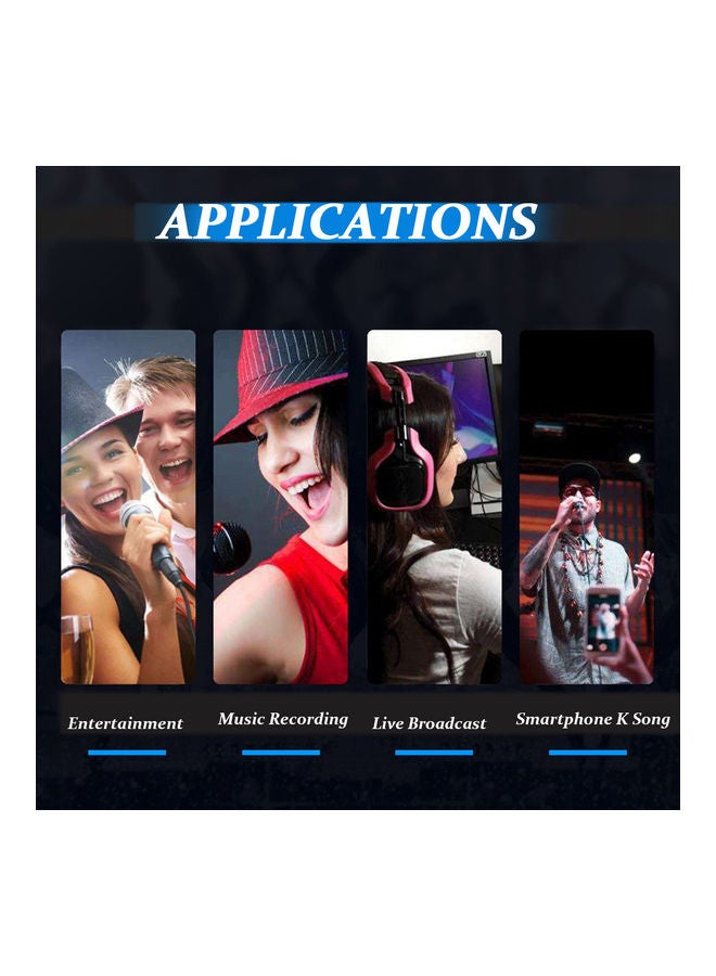 USB Mini Microphones Black - Image 2