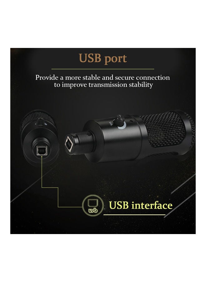 USB Mini Microphones Black - Image 4