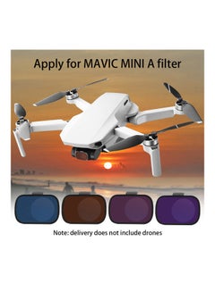 Generic ND8/16/32/64 UV CPL Drone Camera Optical Glass Filter Lens for D-JI Mavic Mini Black  - Image 2