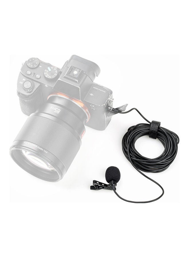 3.5mm Professional Microphone Mic with Jack Adapter Black - Image 5