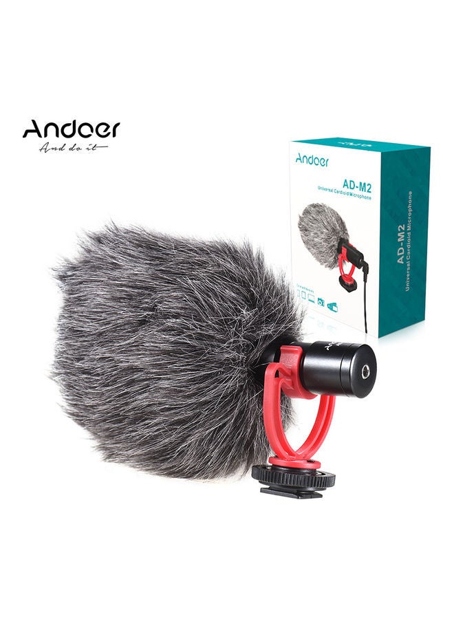 ANDOER 3.5mm Condenser Microphone Mic Black - Image 1