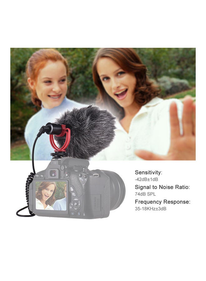 ANDOER 3.5mm Condenser Microphone Mic Black - Image 5