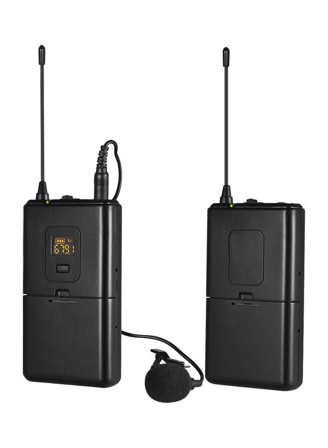UHF Professional Wireless Microphone System Black - Image 1