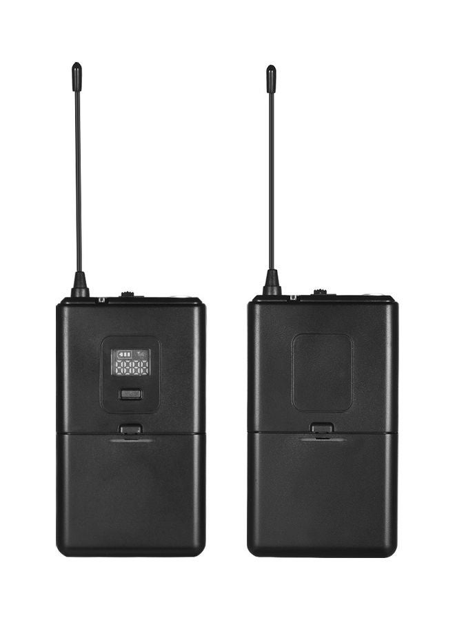 UHF Professional Wireless Microphone System Black - Image 4