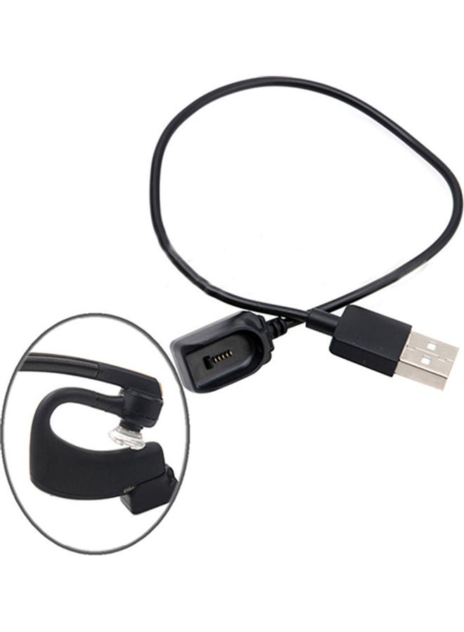 USB Replacement Earphone Charging Cable For Voyager Legend Black - Image 3