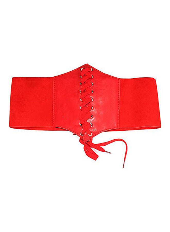Wide Waist Waistband Belt Black  - Image 3