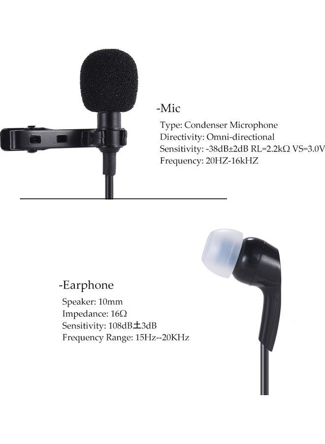 ANDOER 3.5mm Mini Microphone Mic Earphone Black  - Image 4