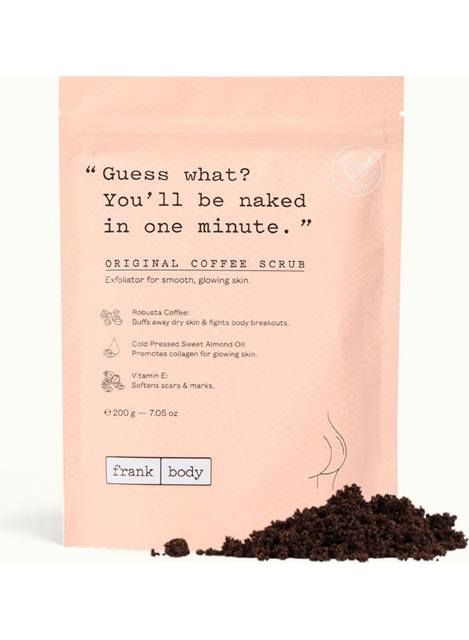 frank body Coffee Scrub Original 100grams - Image 1