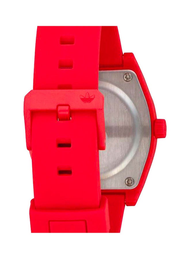 اديداس ساعة يد بعقارب مقاومة للماء طراز Z10-191-00-38 مم - لون أحمر men - Image 2