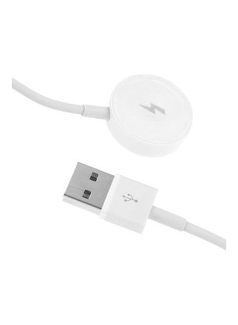 Magnetic Wireless Smart Watch USB Fast Charging Cable for Fossil Gen 3 Explorist White