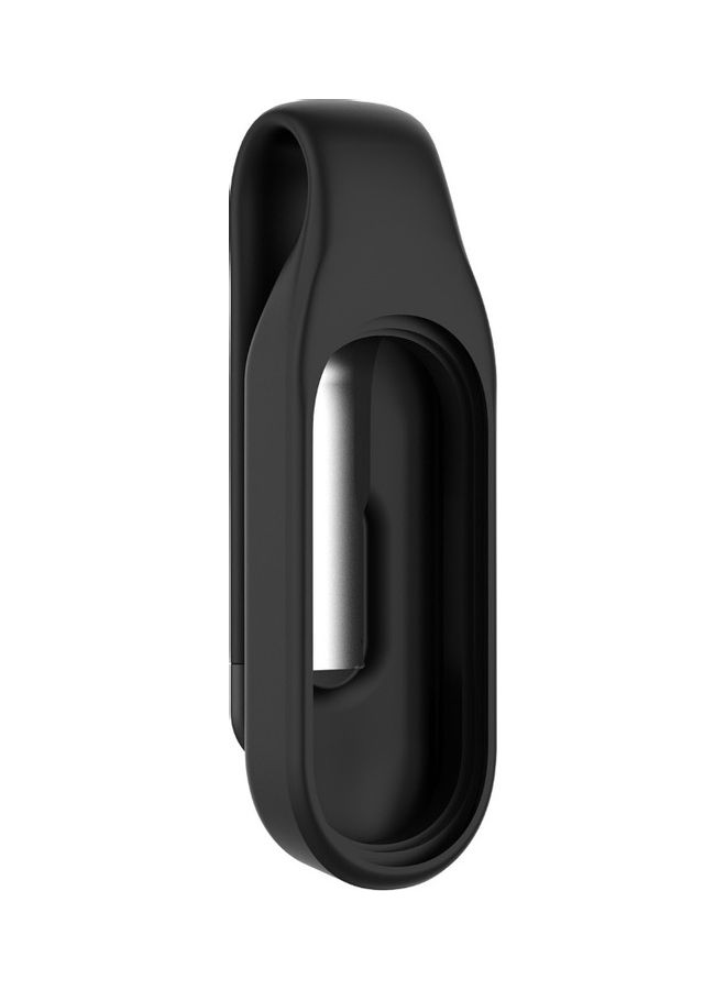 Replacement Clip Type Strap Protective Case for Xiao-mi Mi Band 3/4 Bracelet Black - v1603851281/N41527662A_1