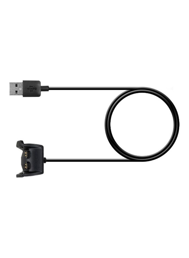 Portable Charger Dock Charging Cable for G-armin Vivosmart HR/HR+ Approach X40 Black  - Image 5