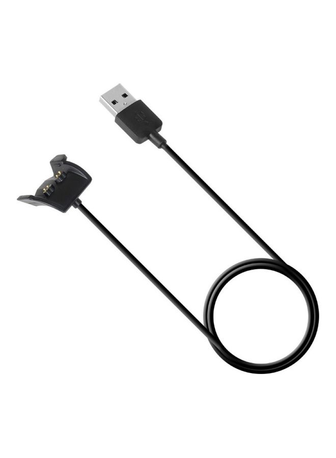 Portable Charger Dock Charging Cable for G-armin Vivosmart HR/HR+ Approach X40 Black  - Image 1