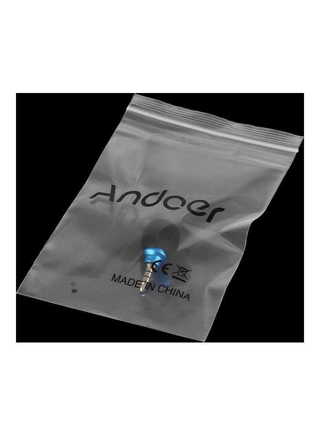 ANDOER Portable Mini Microphone Mic Blue - Image 4