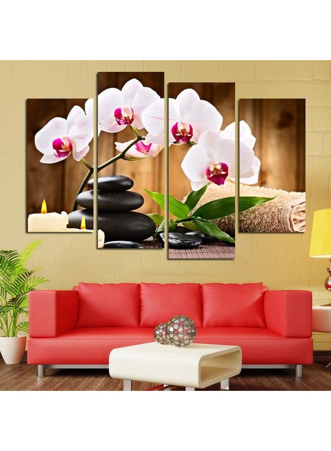 4Pcs Butterfly Orchid Flower Print Room Wall Decor Modern Paintings No Frame #01 20*10*20cm - Image 5